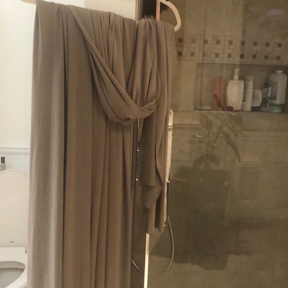 Taupe Infinity Bridesmaid Dress - Picture 3 of 3